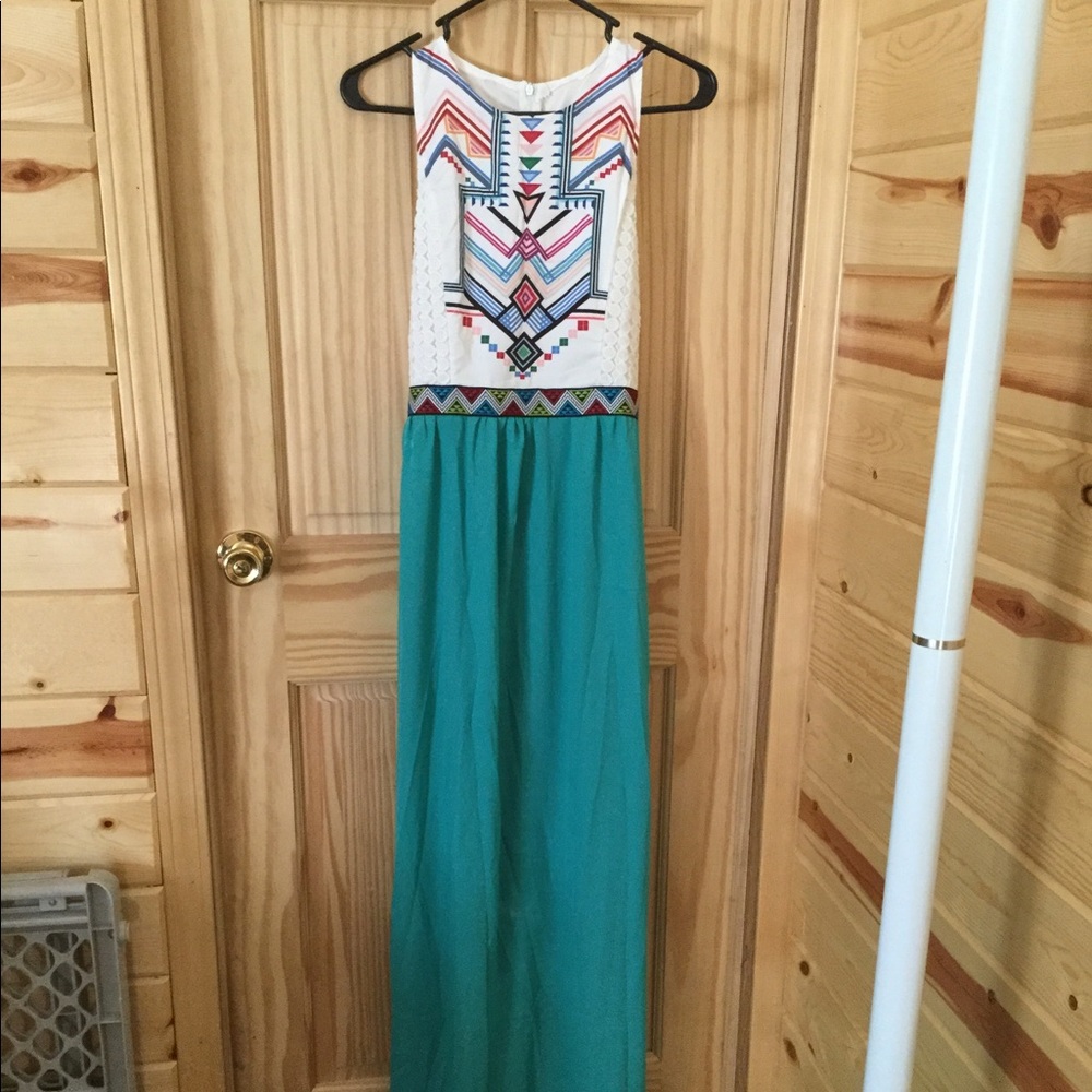 Large floor length dress